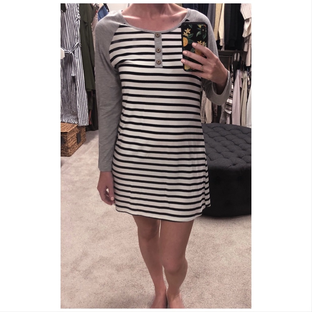 Vanilla Bay Striped Dress